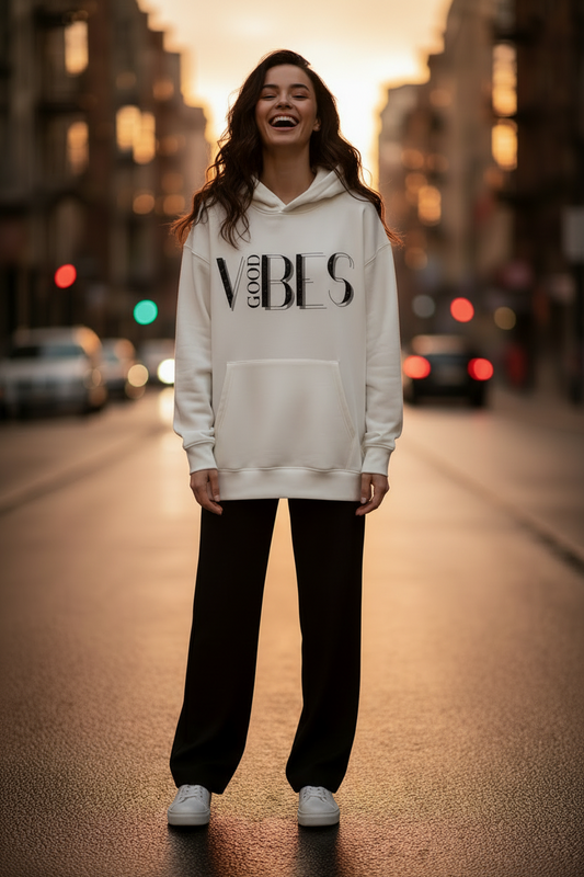 JALUNA GOOD VIBES Oversized Hoodie