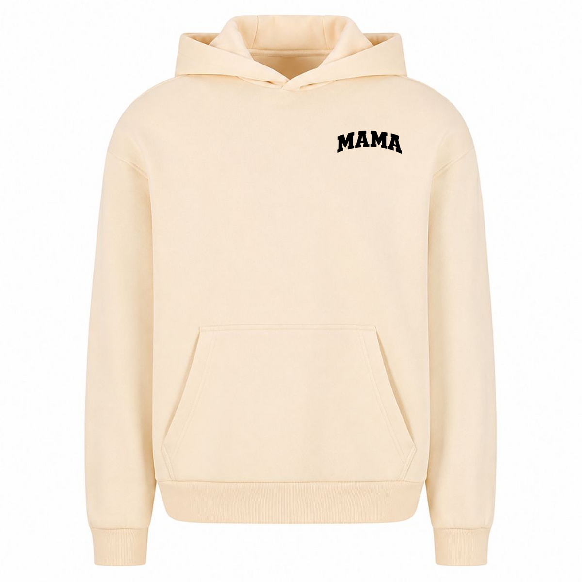 JALUNA FAMILY CLUB – Personalisierter Mama Oversized Hoodie - White Sand