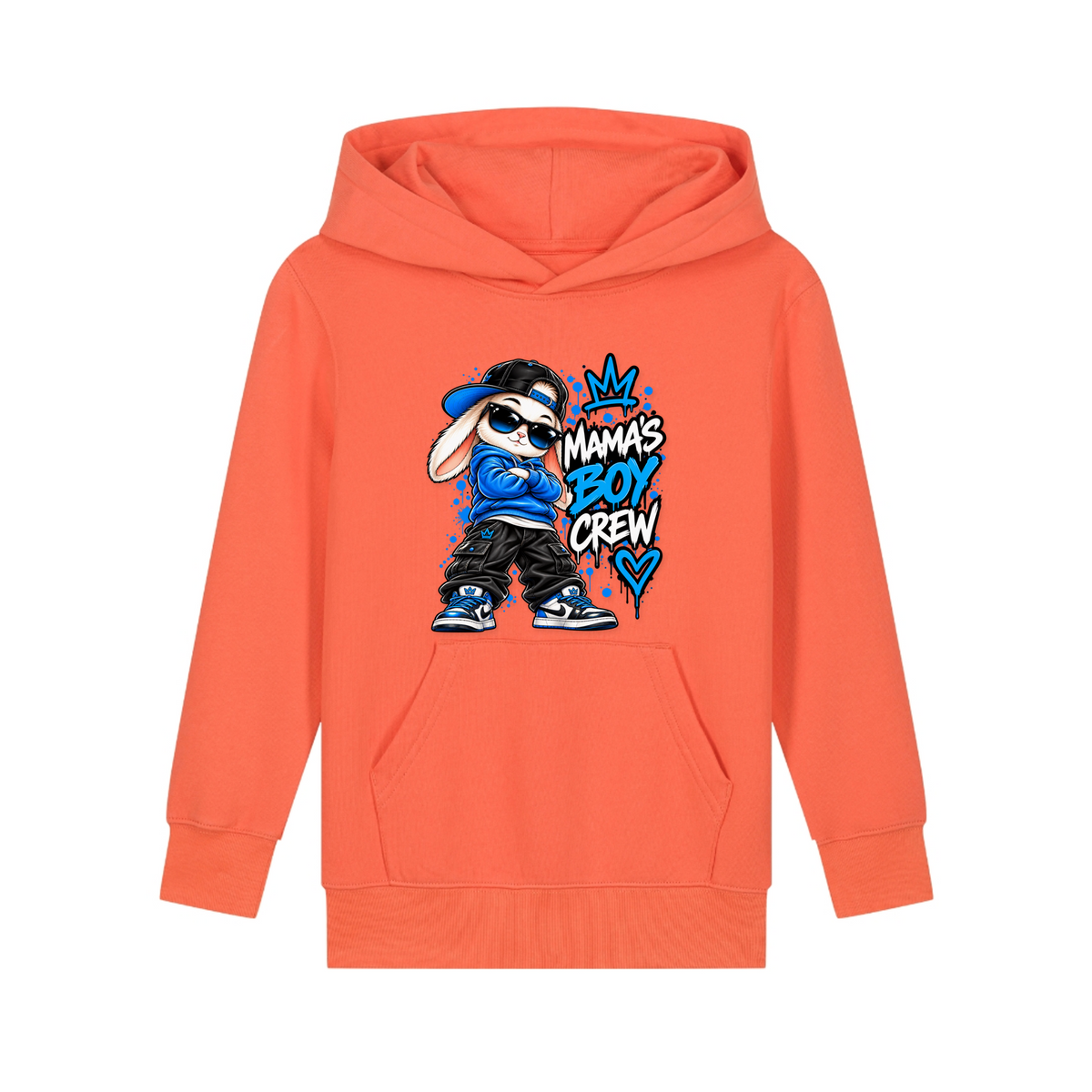 DADDY’S BOY CREW – Kinder Premium Bio-Hoodie - Fiesta