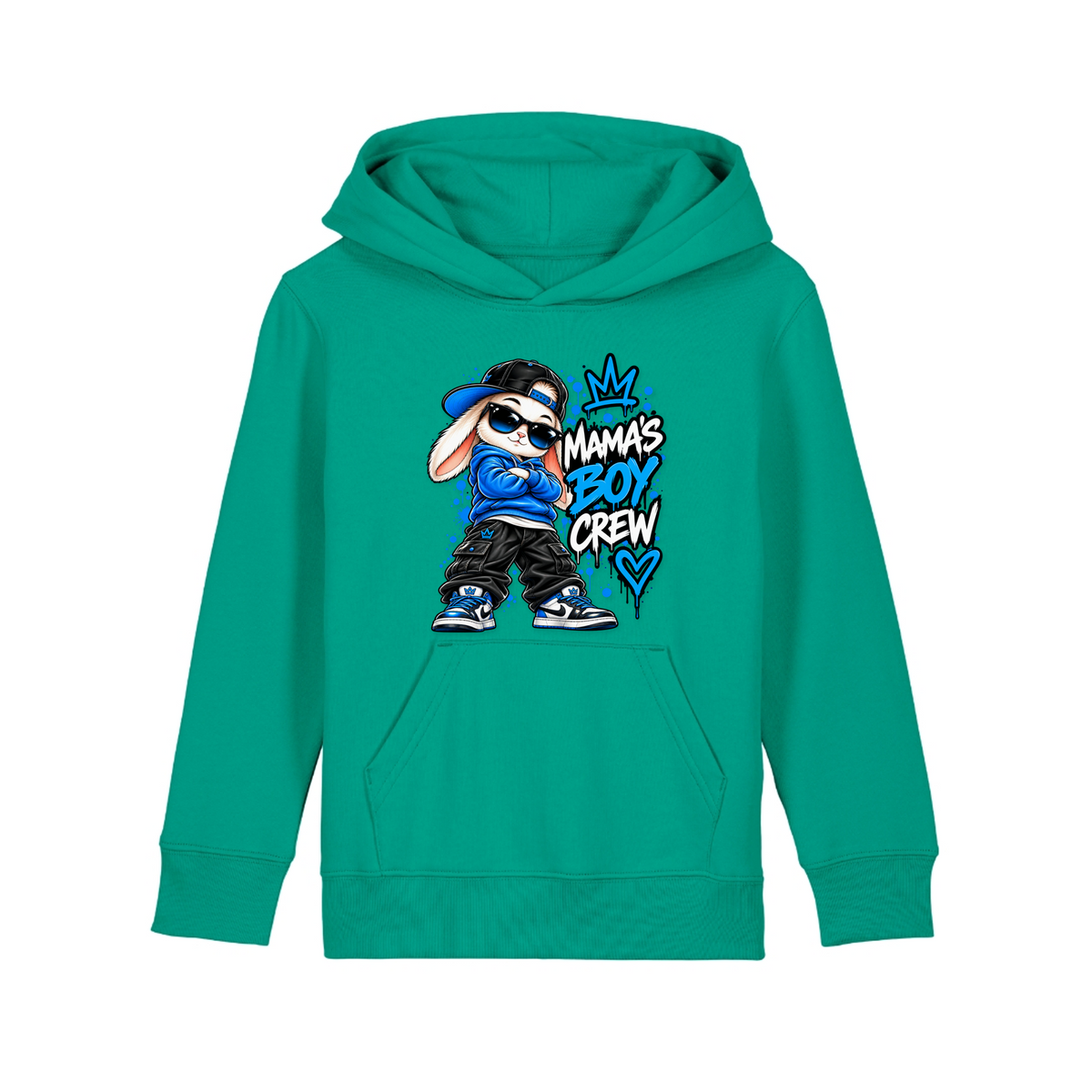 DADDY’S BOY CREW – Kinder Premium Bio-Hoodie - Go Green