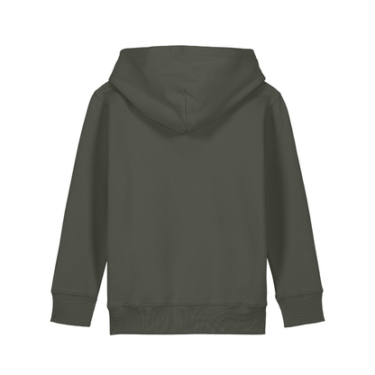 DADDY’S BOY CREW – Kinder Premium Bio-Hoodie - Khaki - Rueckseite
