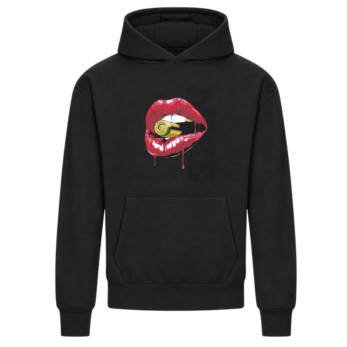 „JALUNA NICE – Signature Heavyweight Hoodie“ - Deep Black