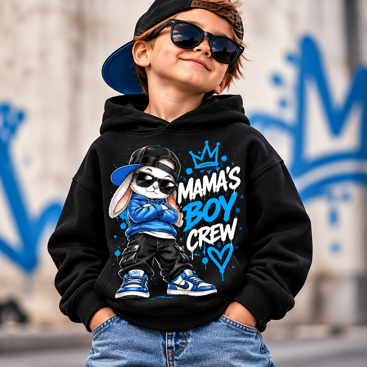 DADDY’S BOY CREW – Kinder Premium Bio-Hoodie