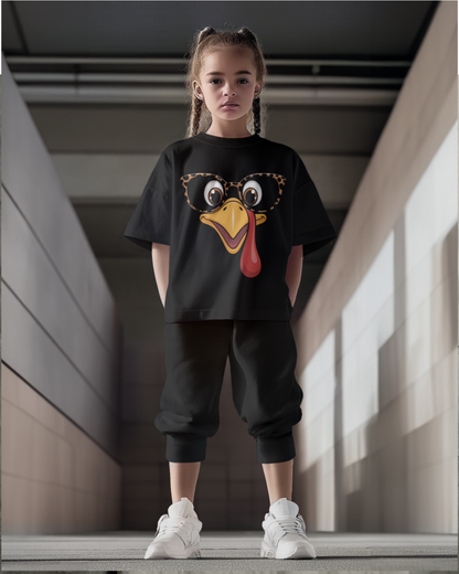 JALUNA Crazy Bird – Kids Oversize T-Shirt