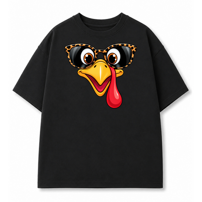 JALUNA Crazy Bird – Kids Oversize T-Shirt - Black