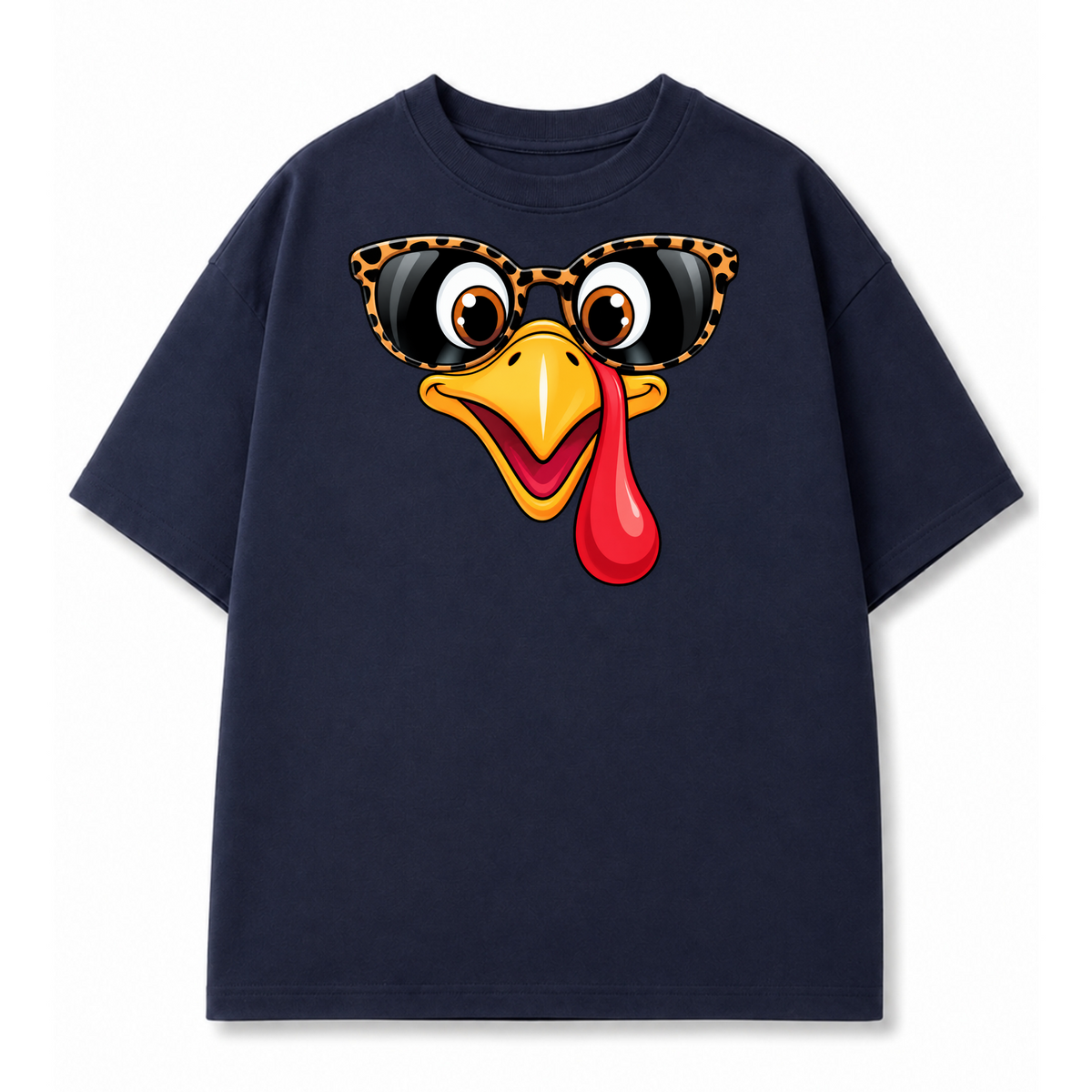 JALUNA Crazy Bird – Kids Oversize T-Shirt - Navy