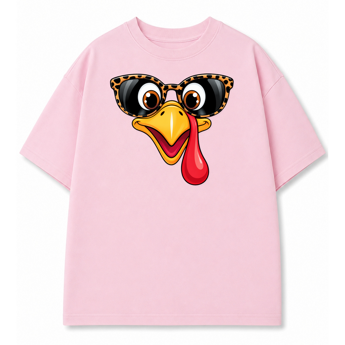 JALUNA Crazy Bird – Kids Oversize T-Shirt - Soft Pink