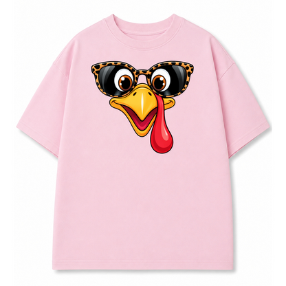 JALUNA Crazy Bird – Kids Oversize T-Shirt - Soft Pink