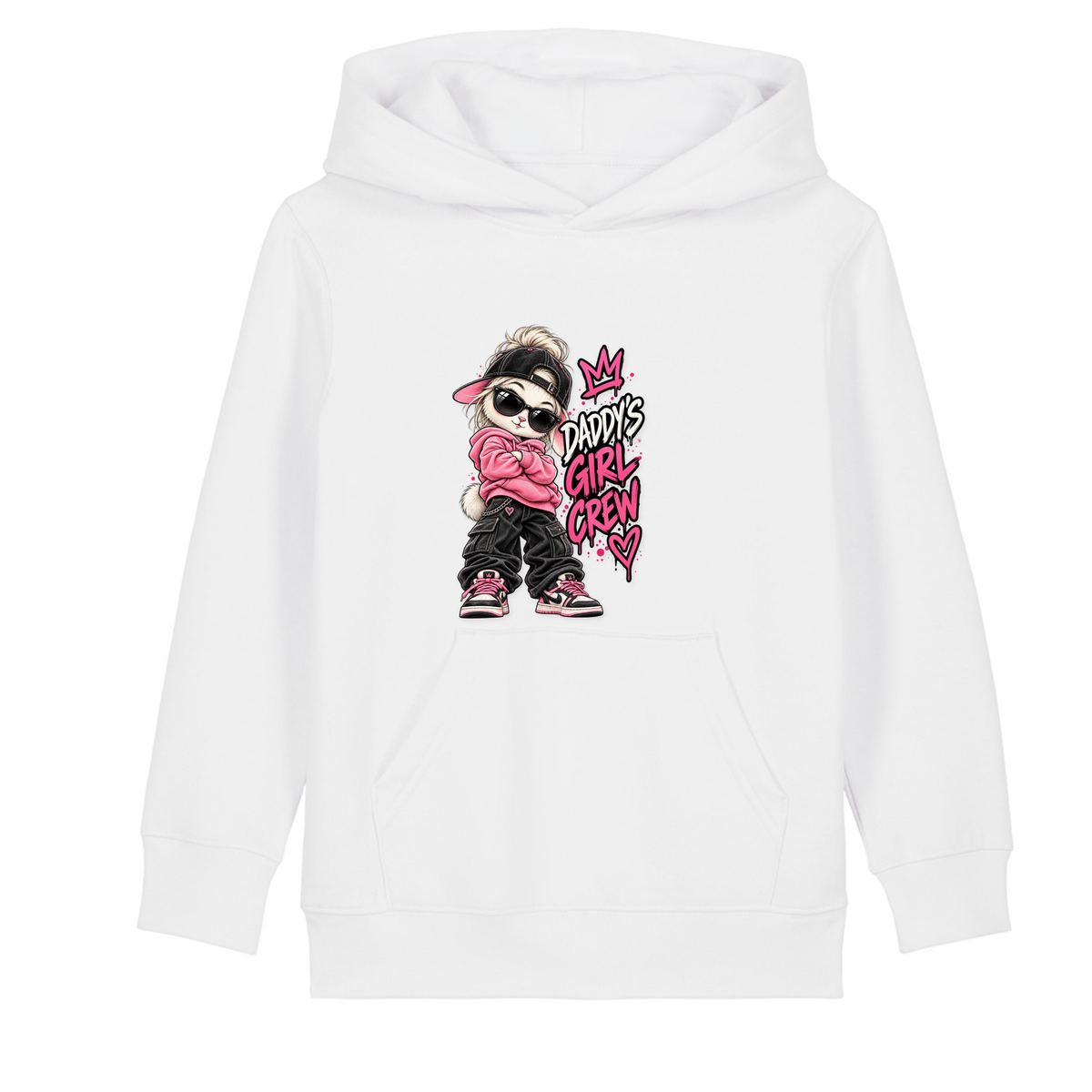 DADDY s GIRL CREW - White