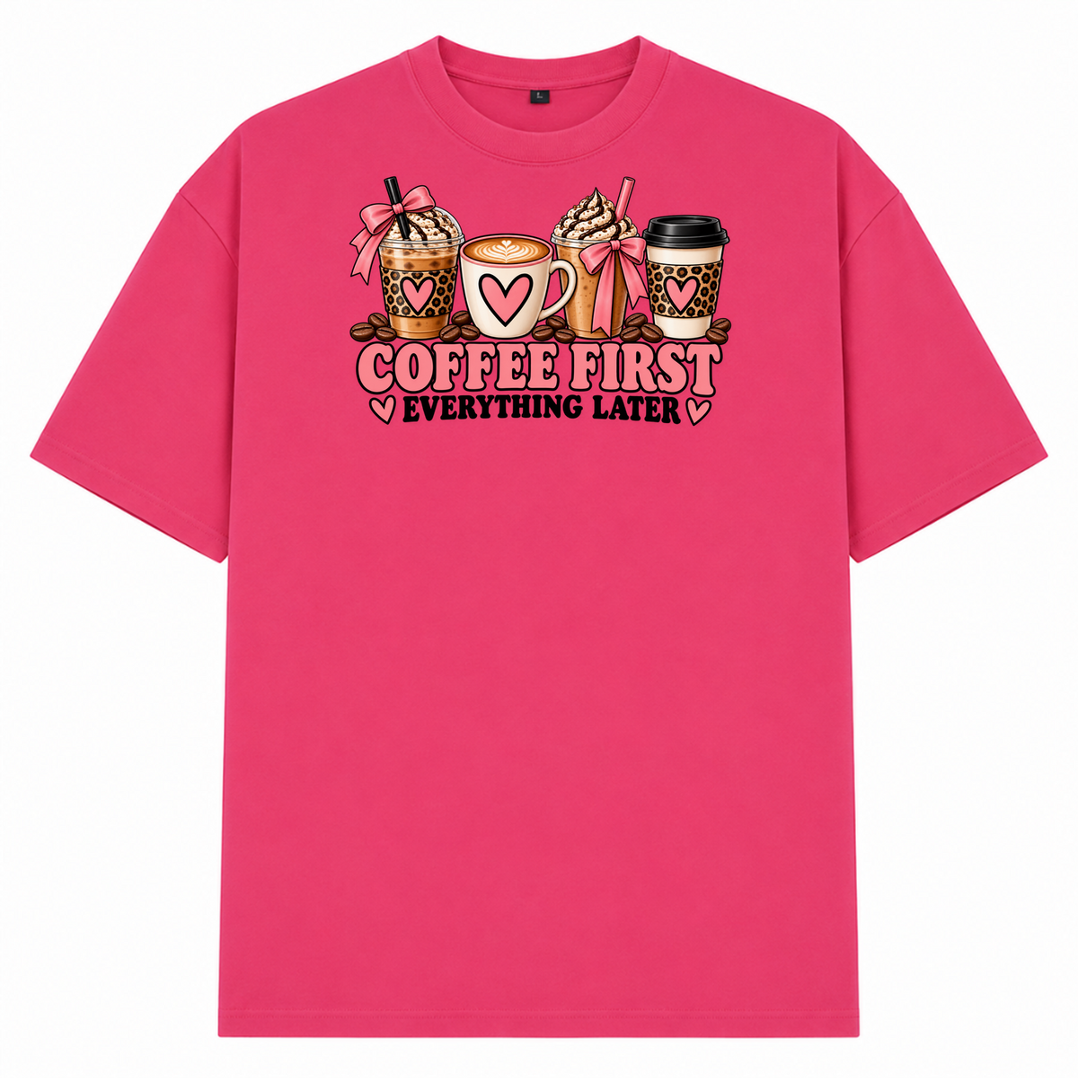 COFFEE FIRST – EVERYTHING LATER - Hibiskus Pink