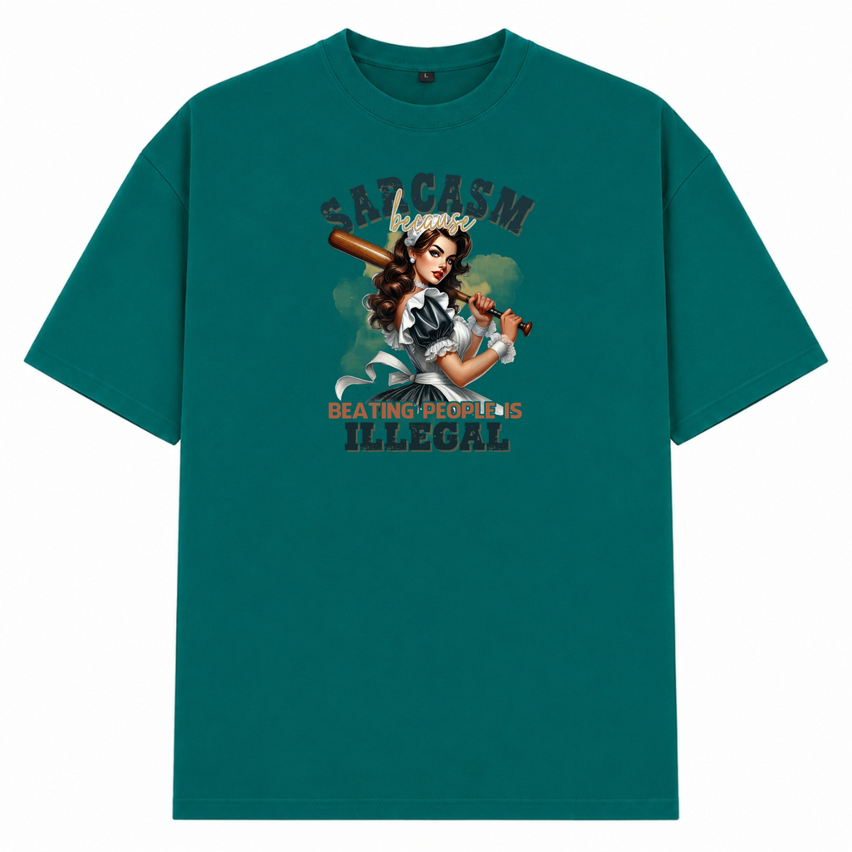 ILLEGAL COOL OVERSIZE SHIRT - Green