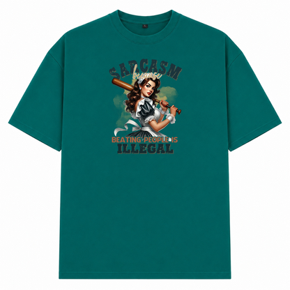 ILLEGAL COOL OVERSIZE SHIRT - Green