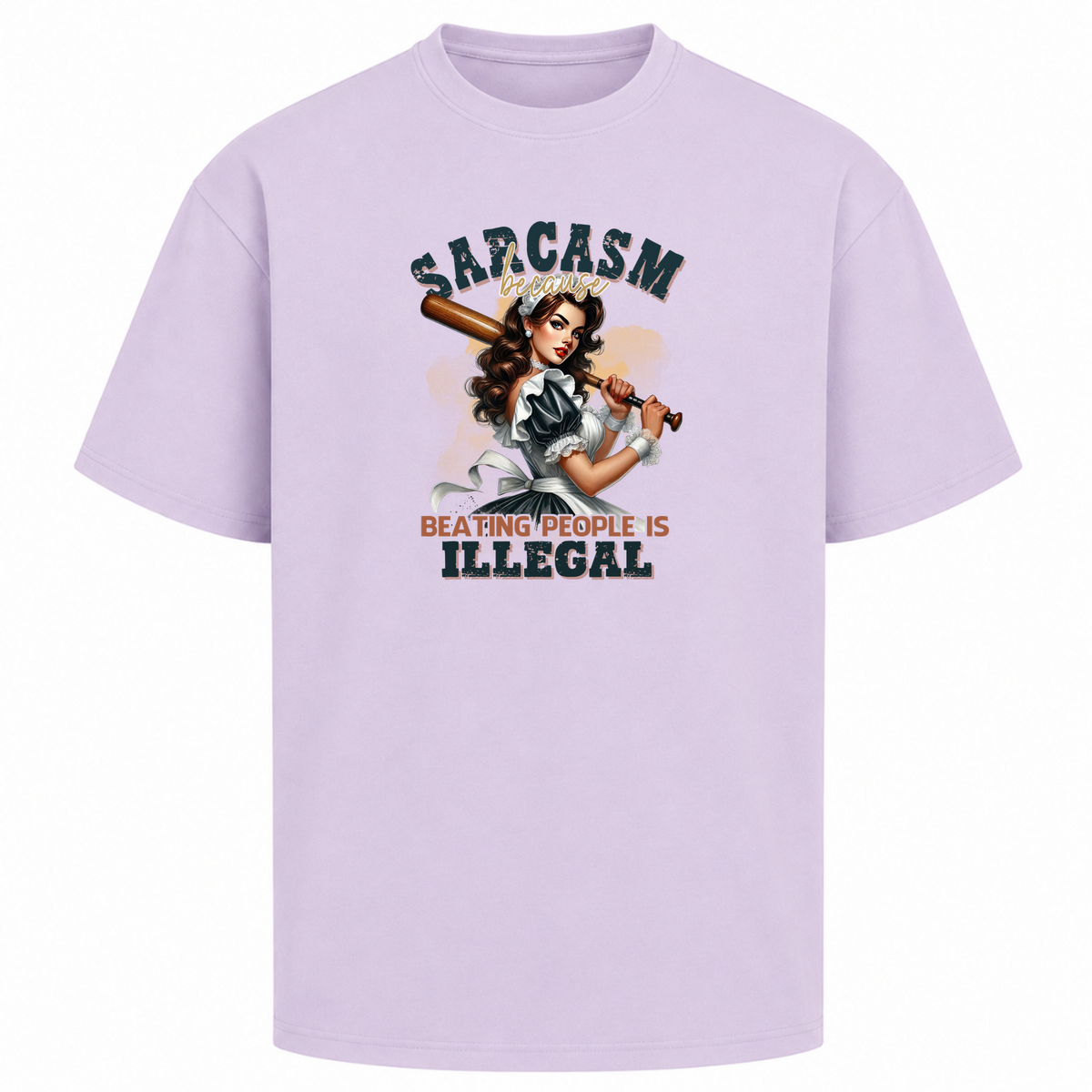ILLEGAL COOL OVERSIZE SHIRT - Lilac