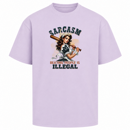 ILLEGAL COOL OVERSIZE SHIRT - Lilac