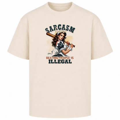 ILLEGAL COOL OVERSIZE SHIRT - Sand