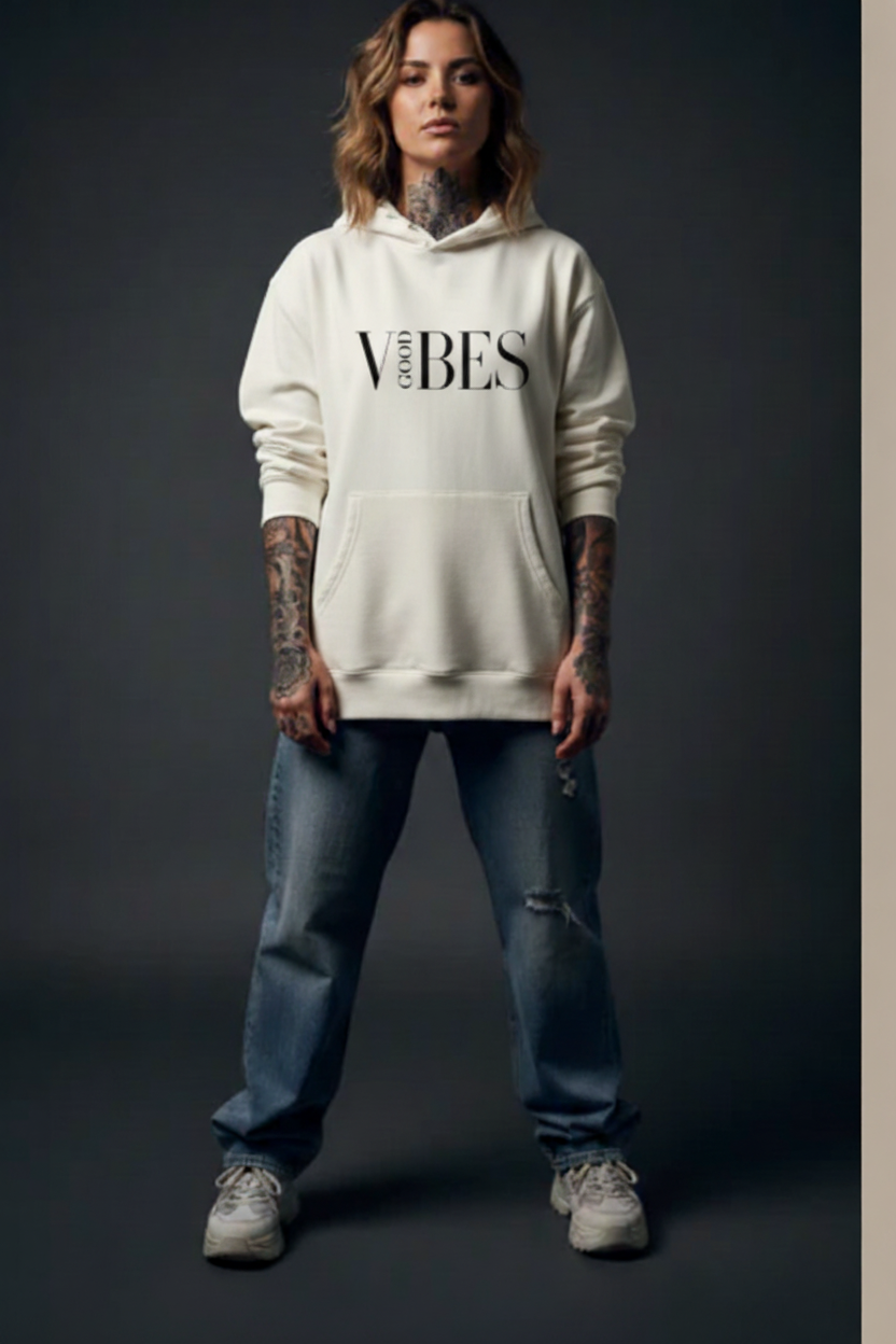 JALUNA GOOD VIBES Oversized Hoodie