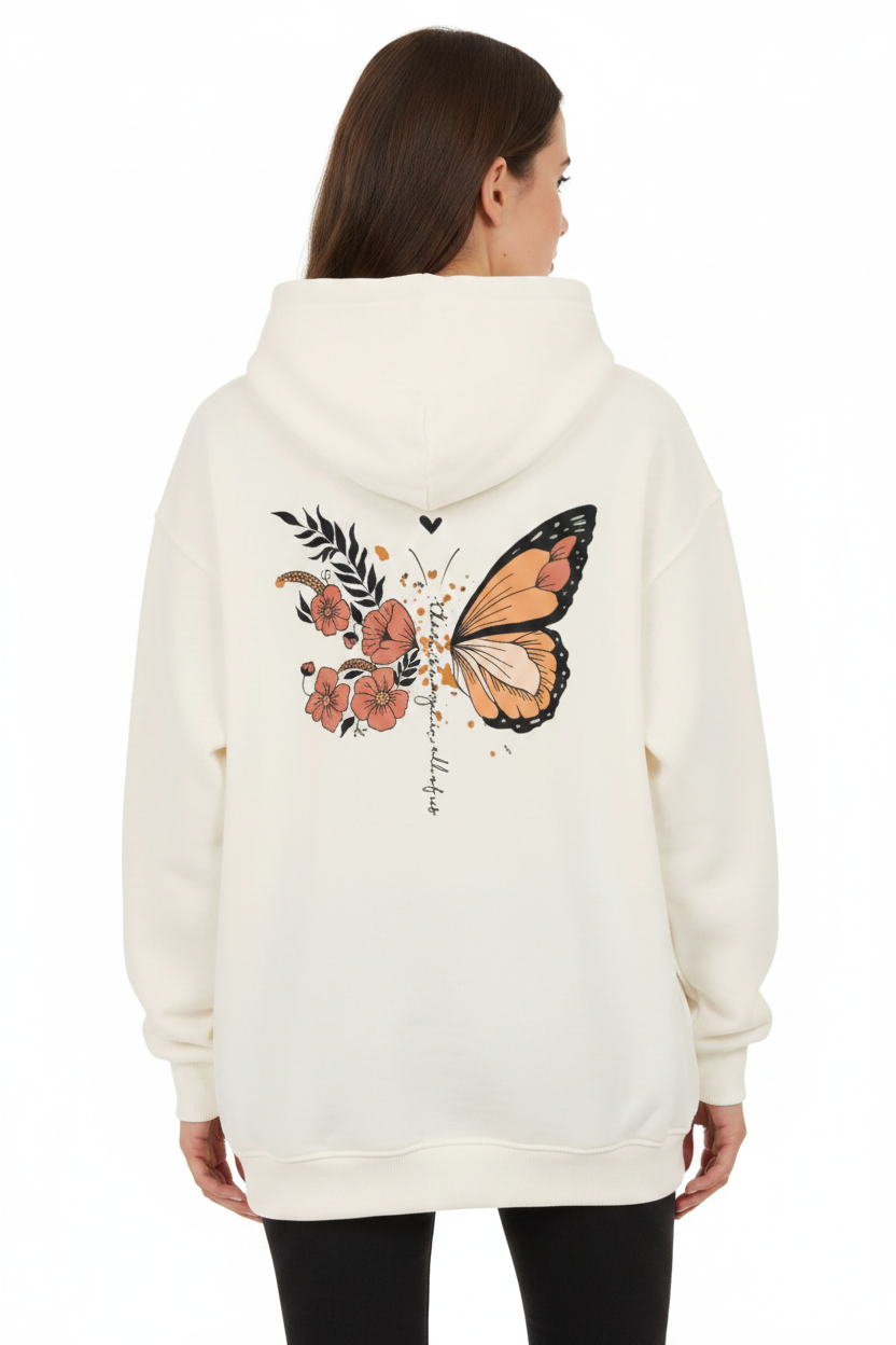 Jaluna Schmetterling Hoodie - Rückansicht